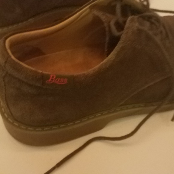 G.H. Bass & Co chocolate brown suede pasadena buck - Picture 5 of 5